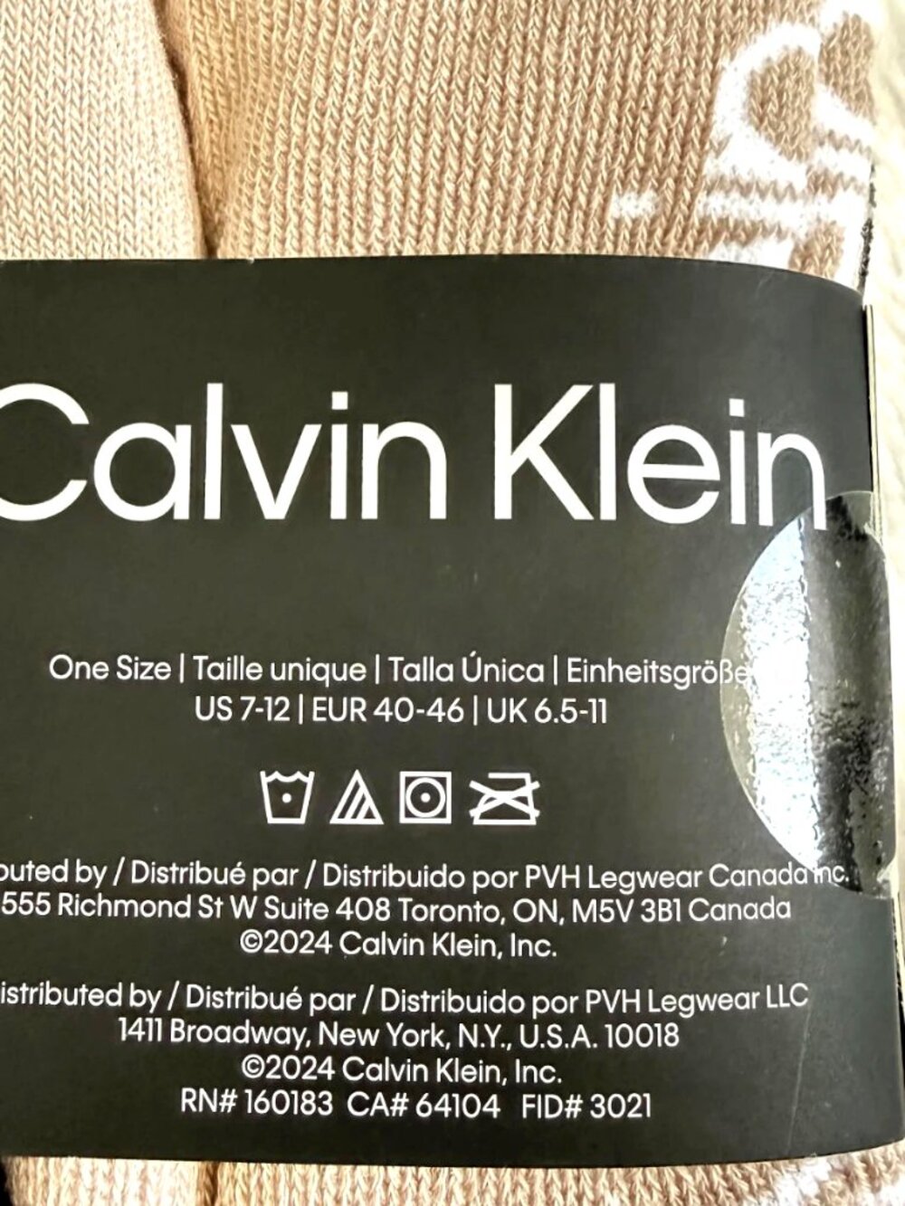 Calvin Klein Men's Cushion Quarter Cut Socks 6 Pair Pack Assorted White Beige NW - Picture 6 of 7